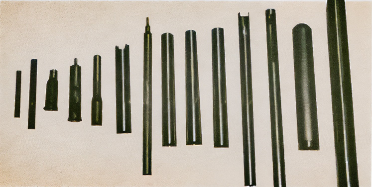 黄銅・アルミ・取扱加工品・超深紋加工品